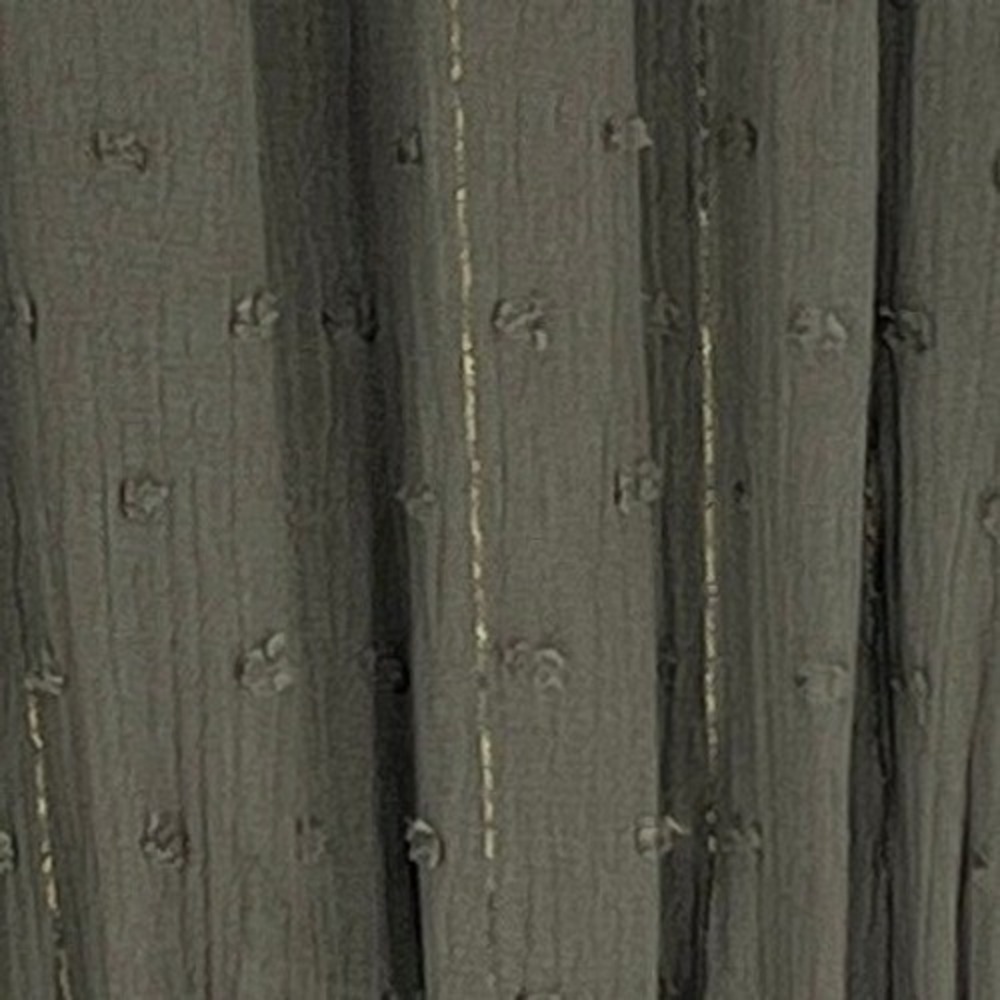 AQUA Olive Green Swiss Dot Halter Maxi Dress Side Cutout Boho Festival Prairie S - Picture 9 of 10